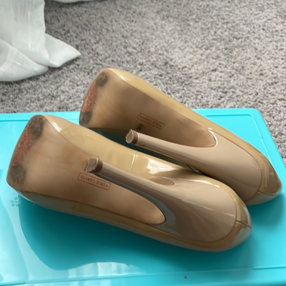 Vince Camuto Heels Leather Upper Size 7.5 - Picture 5 of 7